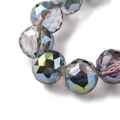 Transparent Electroplate Glass Beads Strands EGLA-N002-34H-F05-1