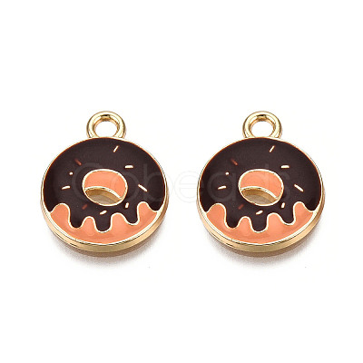 Eco-Friendly Zinc Alloy Pendants LS-X-ENAM-R051-15-01G-NR-1