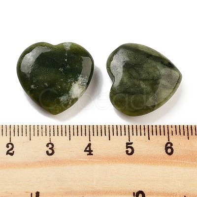 Heart Natural Chinese Jade Palm Stones G-C134-06A-11-1