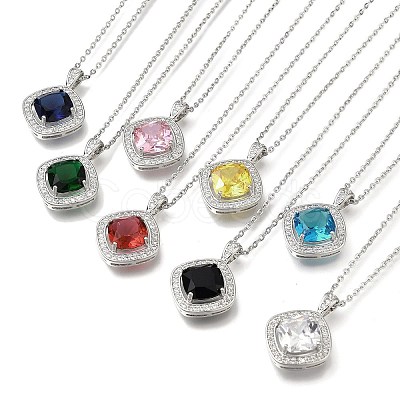 304 Stainless Steel Cable Chain Necklaces NJEW-H040-20P-1