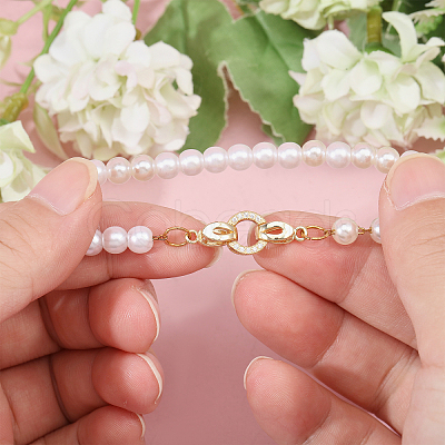 6 Sets Brass Micro Pave Cubic Zirconia Fold Over Clasps KK-CA0002-73-1
