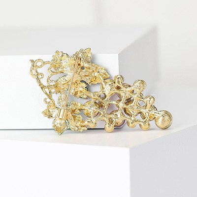Grape Rhinestone Pins PW-WG39673-01-1