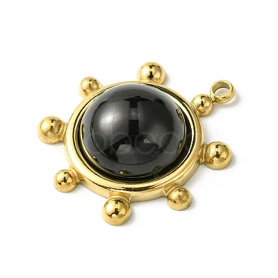 Natural Obsidian Pendants FIND-Z028-39B-1