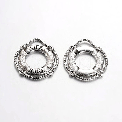 Tibetan Style Alloy Pendants X-TIBEP-0803-S-LF-1