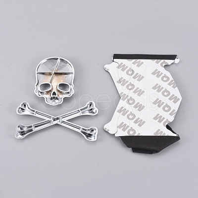 Zinc Alloy Car Stickers DIY-WH0167-51P-1