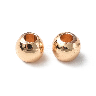 Rack Plating Brass Beads KK-E070-01A-G-1