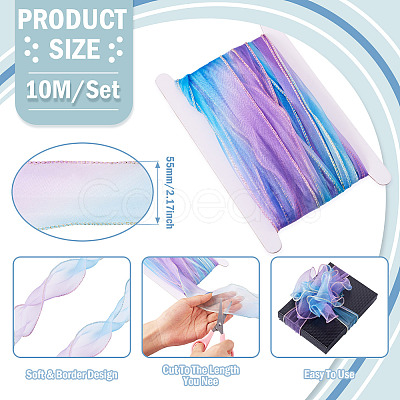 10M Polyester Gauze Ribbon OCOR-TA0003-24A-1