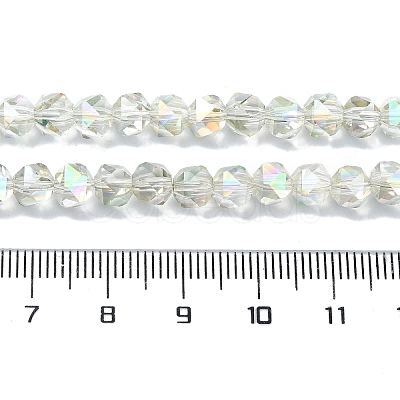Electroplate Glass Beads EGLA-L018-B-AB02-1