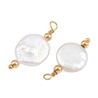 Natural Baroque Keshi Pearl Pendants PA-CBA0A45-15G-1