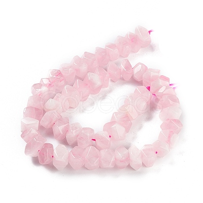 Natural Madagascar Rose Quartz Beads Strands G-D091-A02-1