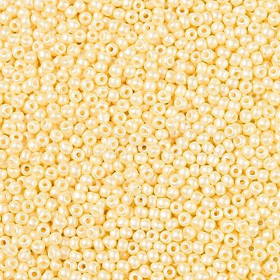 11/0 Grade A Baking Paint Glass Seed Beads X-SEED-N001-A-1034-1