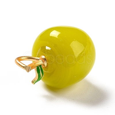 Handmade Lampwork Pendants LAMP-A150-06MG-06-1