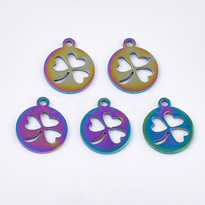 Ion Plating(IP) 201 Stainless Steel Charms STAS-Q201-JN200-1