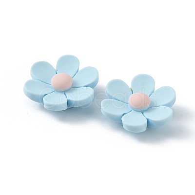 Opaque Resin Cabochons RESI-WH0026-75C-10-1