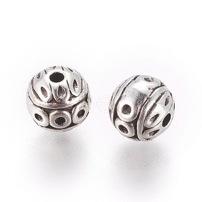 Tibetan Style Zinc Alloy Beads PALLOY-L230-01AS-NR-1
