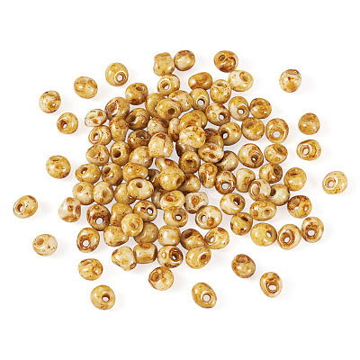 Picasso Glass Seed Beads SEED-TADJ0001-05E-1