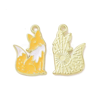 Christmas Theme Rack Plating Alloy Enamel Pendants PALLOY-O109-23LG-1