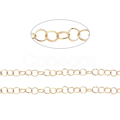 PVD Vacuum Plating 304 Stainless Steel Rolo Chains CHS-F011-05A-G-1