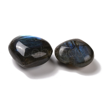 Heart Natural Labradorite Palm Stones G-K338-03-1