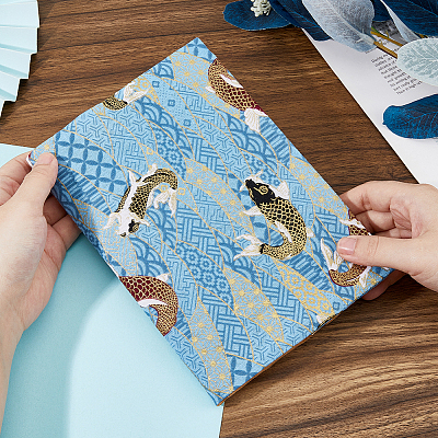 Cotton Cloth Book Covers DIY-WH0504-463B-1