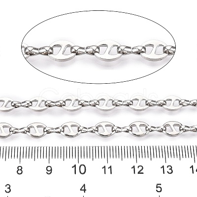 Iron Coffee Bean Link Chains CH-T005-10P-1