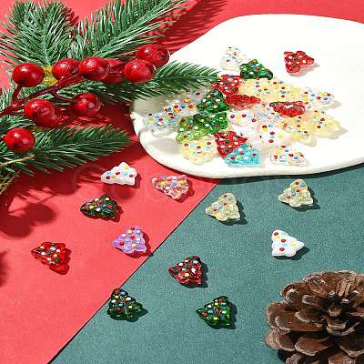 6Pcs Handmade Bumpy Glass Beads Strands LAMP-FS0001-16E-1