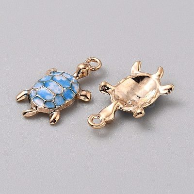 Alloy Enamel Pendants FIND-CJC0027-01G-05-1