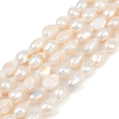 Natural Cultured Freshwater Pearl Beads Strands PEAR-P064-20J-01A-1