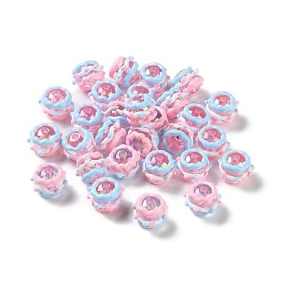 Opaque Acrylic Beads X1-ACRC-H001-01A-1