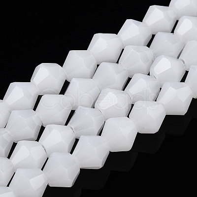 Imitation Jade Glass Beads Strands EGLA-A039-J6mm-D06-1