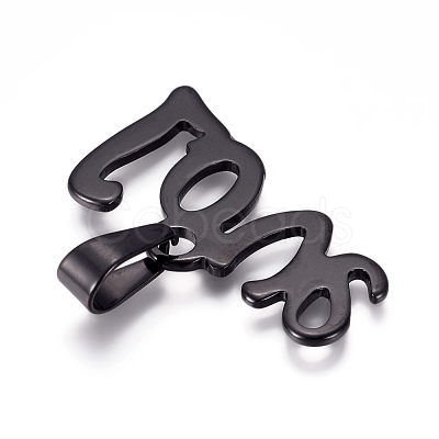 304 Stainless Steel Pendants STAS-I135-01B-1
