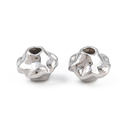 Irregular 304 Stainless Steel Beads STAS-D394-03N-P-1