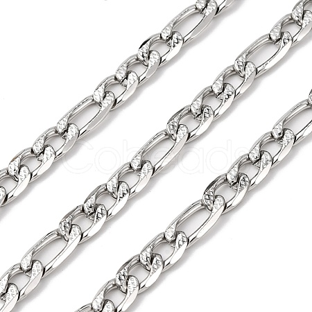 304 Stainless Steel Figaro Chains CHS-K023-05P-1