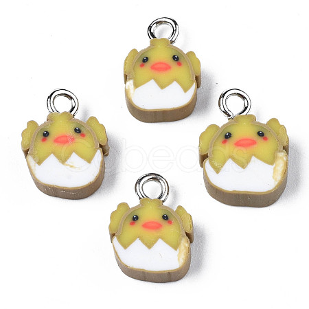 Handmade Polymer Clay Charms CLAY-S096-023-1