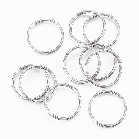 Tarnish Resistant 304 Stainless Steel Split Rings LS-STAS-H413-07P-E-1