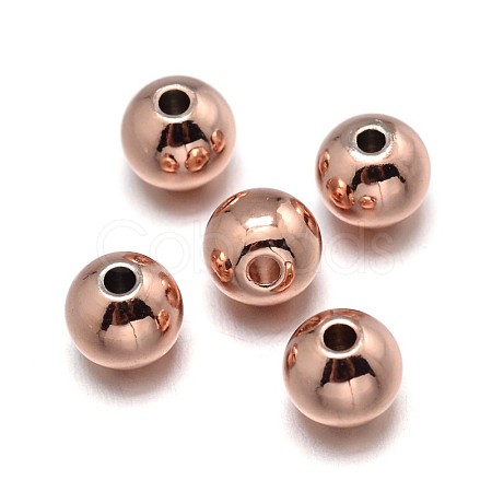Brass Beads KK-F0317-6mm-01RG-NR-1
