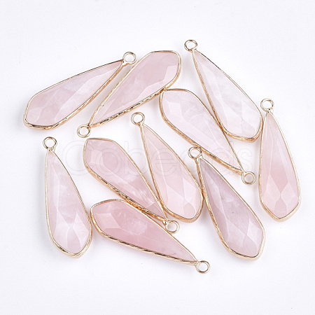 Natural Gemstone Pendants X-G-S344-21C-1