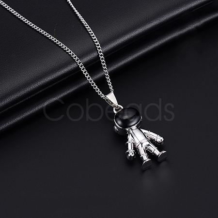 Alloy Pendant 201 Stainless Steel Chain Necklaces for Men FS-WG1D596-01-1