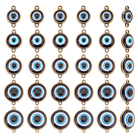 30Pcs 5 Style Plastic Connector Charms FIND-AR0002-83AB-1