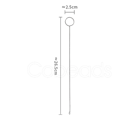 Steel Sewing Loop Turner Hooks SENE-PW0002-087B-1