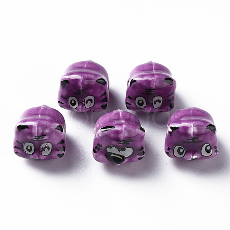 Handmade Porcelain Beads PORC-T007-20D-1