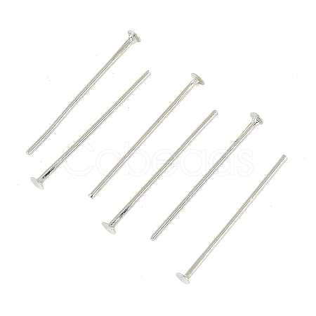 SHEGRACE Brass Flat Head Pins XGR0084P-32P-1