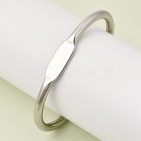 304 Stainless Steel Cuff Bangles BJEW-D408-31P-1