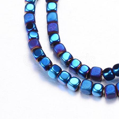 Electroplate Non-magnetic Synthetic Hematite Bead Strands G-Q467-11H-1