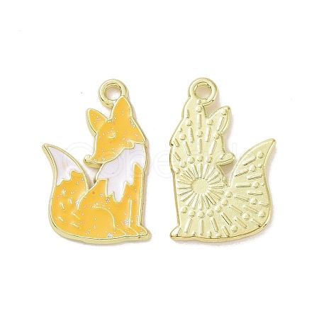 Christmas Theme Rack Plating Alloy Enamel Pendants PALLOY-O109-23LG-1