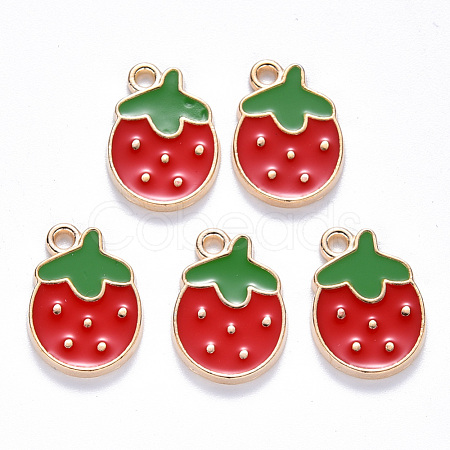 Alloy Enamel Pendants X-ENAM-N054-030-1