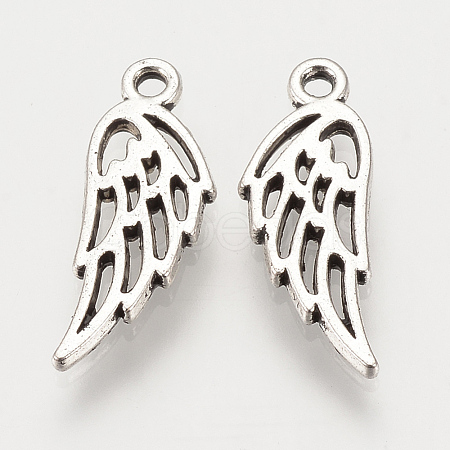Tibetan Style Alloy Pendants TIBEP-S315-01AS-NR-1
