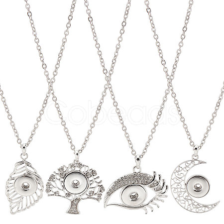 DIY Snap Necklace Making Kit DIY-SC0021-47-1