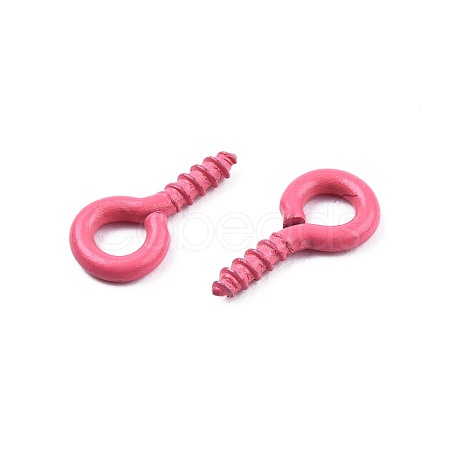 Spray Painted Iron Screw Eye Pin Peg Bails IFIN-N010-002B-11-1
