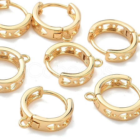SHEGRACE Brass Hoop Earrings Findings XGR0151G-89G-1